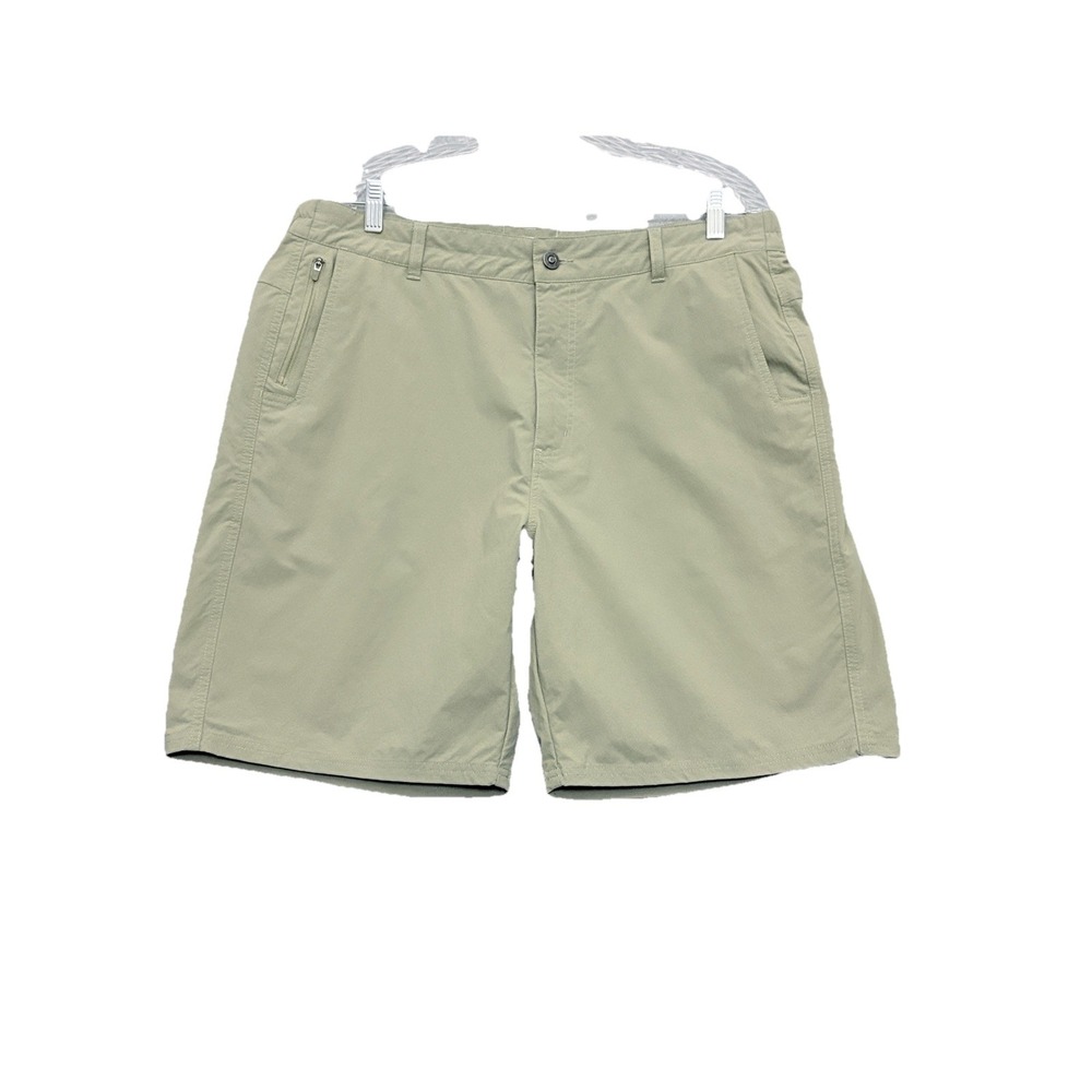 Duck‎ Camp Shorts Mens XL Khaki Drifter Stretch Performance Fishing Outdoor